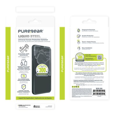 PURE GEAR-Protector de pantalla universal PureGear de acero líquido con PurePledge de hasta $300-imagen-3