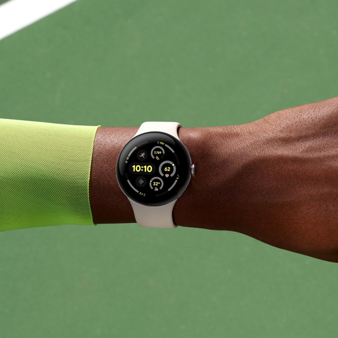 Pantalla de Google Pixel Watch 3 mostrando un plan de carrera.