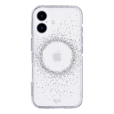 Funda Tech21 Evo Sparkle MagSafe para Apple iPhone 16 - Transparente/Plateado-slide-0