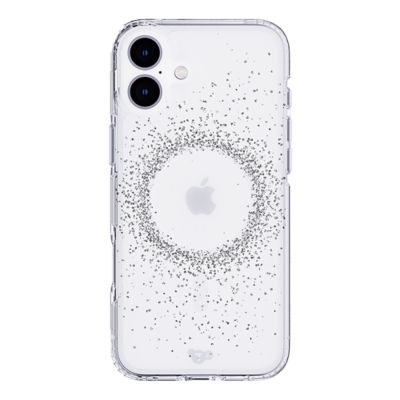 Funda Tech21 Evo Sparkle MagSafe para Apple iPhone 16 Plus - Transparente/Plateado-slide-0