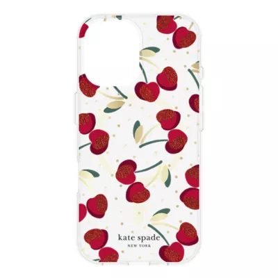 Funda kate spade new york Print MagSafe para Apple iPhone 16 - Cherry Dot-slide-0