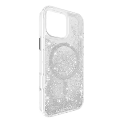 Funda Case-Mate Waterfall MagSafe para Apple iPhone 16 Pro Max - Plateado-slide-1