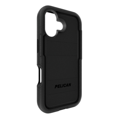 Funda Pelican Voyager con portateléfono/pie de apoyo, MagSafe para iPhone 17 - Negro-slide-1