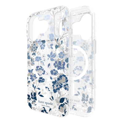 Funda Kate Spade New York con MagSafe para Apple iPhone 17 Pro - Flowerbed Blue-slide-0