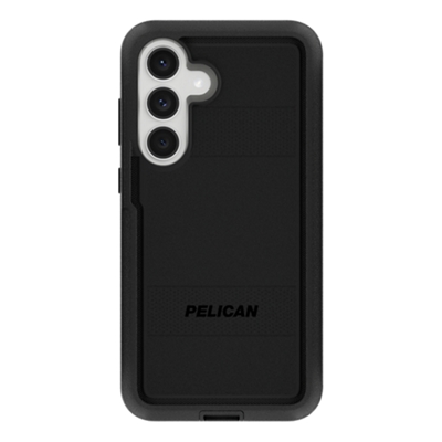 Funda magnética Pelican Voyager con portateléfono/pie de apoyo para Samsung Galaxy S25 FE - Negro-slide-2