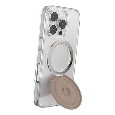 PopSockets Kick-out Grip para MagSafe - Latte-slide-2
