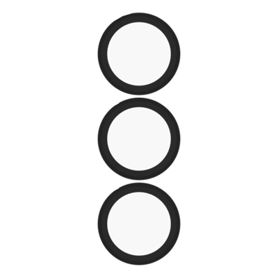 Protector para lente de cámara ZAGG Glass Elite para Samsung Galaxy S25 - Negro/Transparente-slide-0