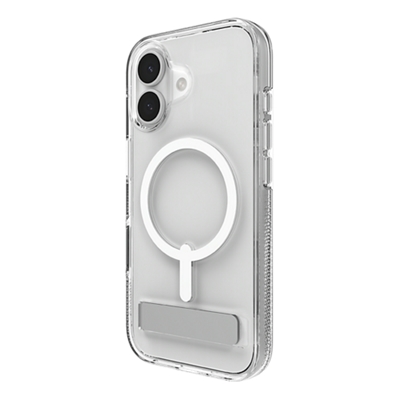 Funda ZAGG Crystal Palace con pie de apoyo y MagSafe para iPhone 17 - Transparente-slide-3