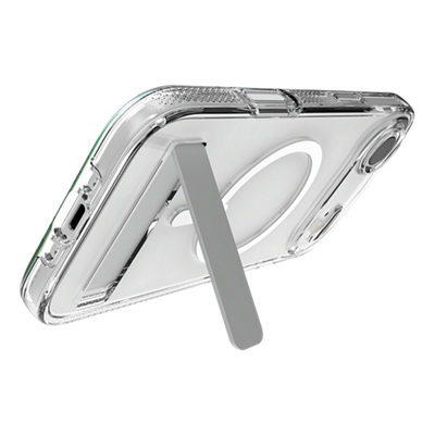 Funda ZAGG Crystal Palace con pie de apoyo y MagSafe para iPhone Air - Transparente-slide-2