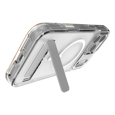 Funda ZAGG Crystal Palace con pie de apoyo y MagSafe para iPhone 17 Pro Max - Transparente-slide-2