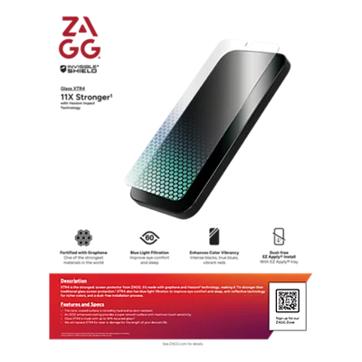 Protector de pantalla biométrico ZAGG InvisibleShield XTR4 para Google Pixel 10 Pro XL, vista posterior, back view-slide-2