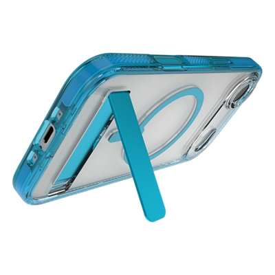 Funda ZAGG Santa Cruz con pie de apoyo y MagSafe para Apple iPhone Air - Tranquil Blue-slide-2