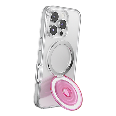 PopSockets Kick-out Grip magnético - Baby Pink, vista derecha, right view-slide-1