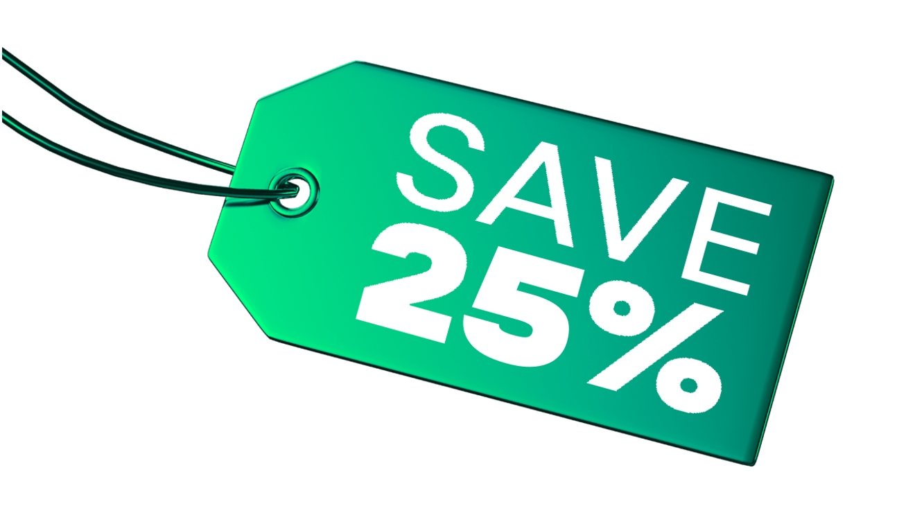 Ahorra 25%