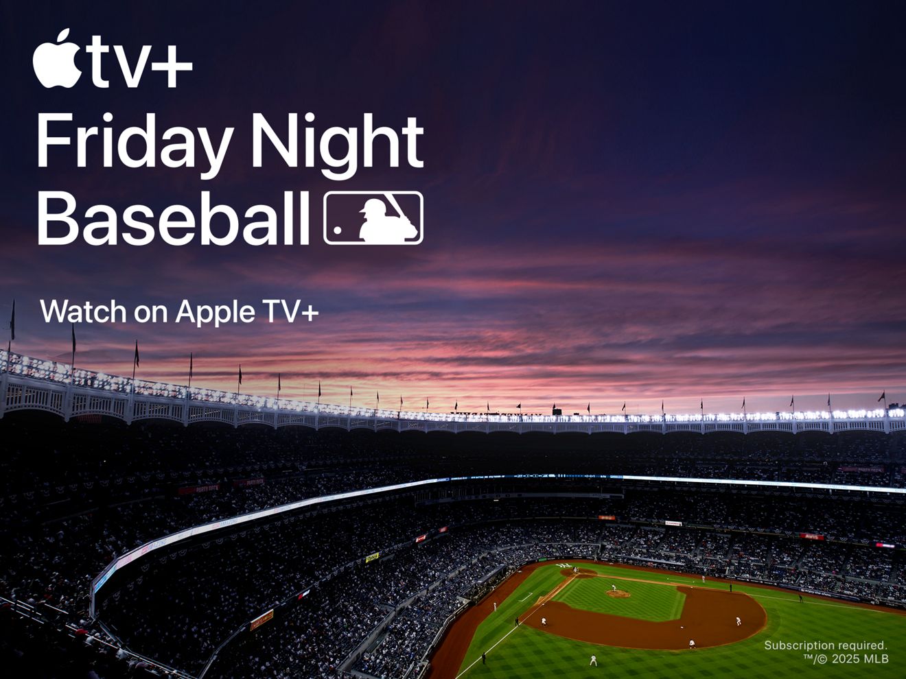 Friday Night Baseball en Apple TV+, disfrútalo en Apple TV+