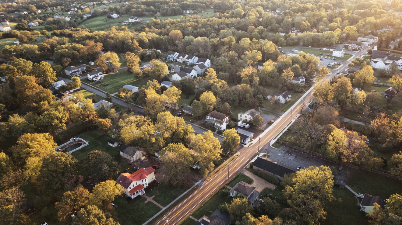 Desarrollo de vecindarios suburbanos.