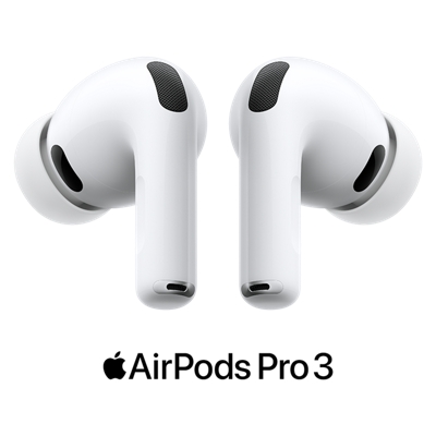 AirPods Pro 3 en blanco.