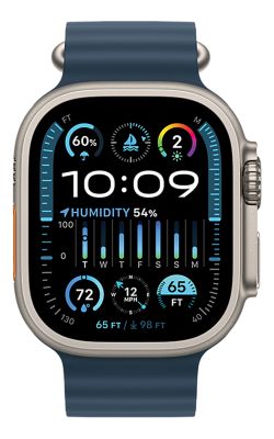 Apple Watch Ultra 2 - Titanio y correa Ocean azul