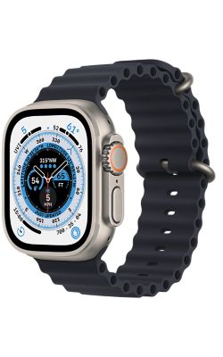 Apple Watch Ultra 49 mm - Titanio - Correa Ocean medianoche