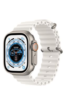 Apple Watch Ultra 49 mm - Titanio - Ocean blanca