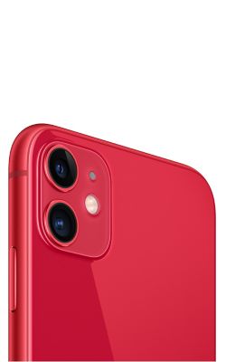 Vista izquierda del iPhone 11 - (PRODUCT)RED