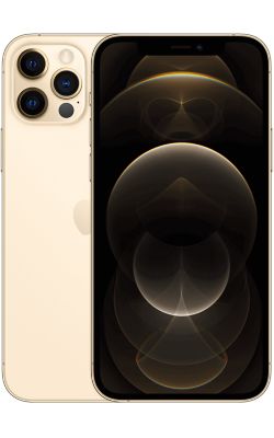 Vista frontal del iPhone 12 Pro - Oro