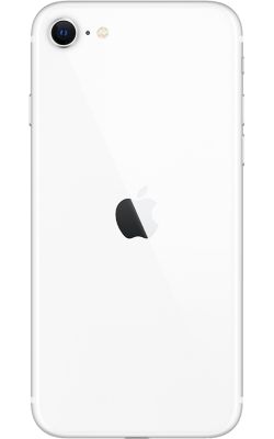 Vista trasera del iPhone SE - Blanco