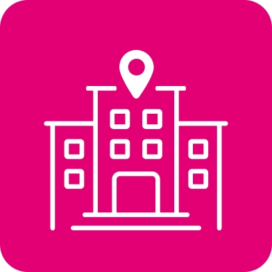 Ícono de un edificio de apartamentos para Apartamentos.