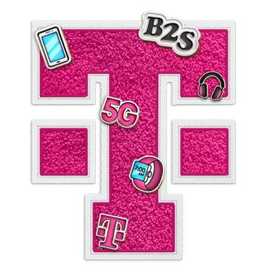 T de retazos con prendedores