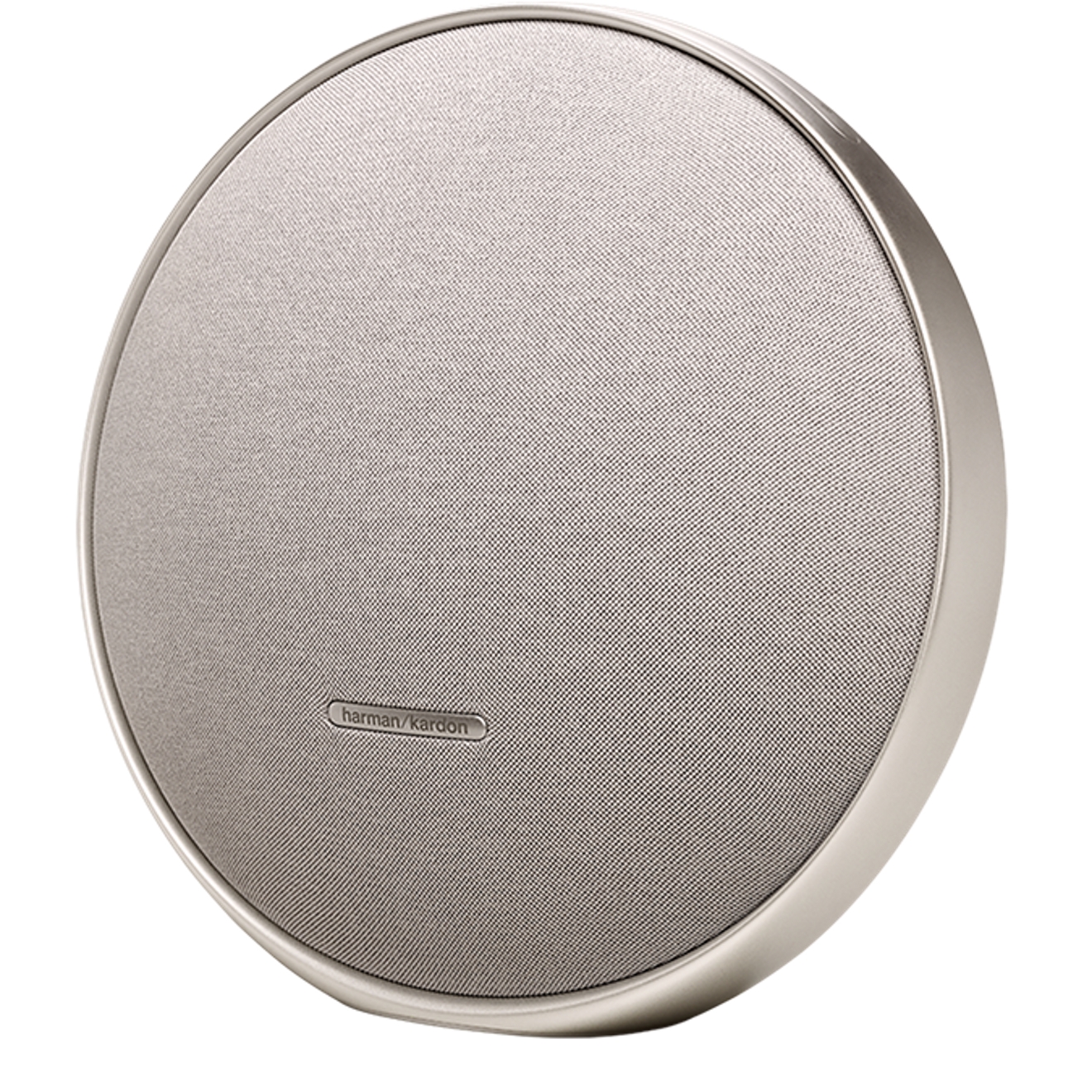 Una bocina Onyx Studio 9 en dorado