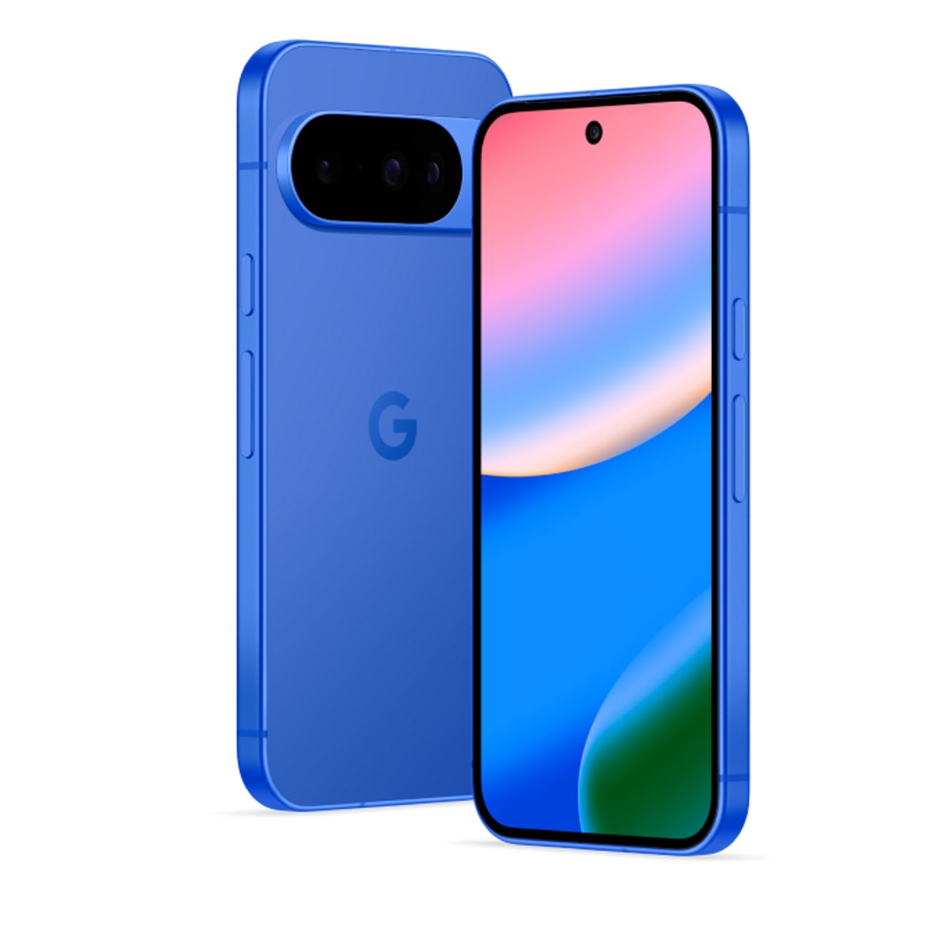 Vista frontal y posterior del Google Pixel 10.