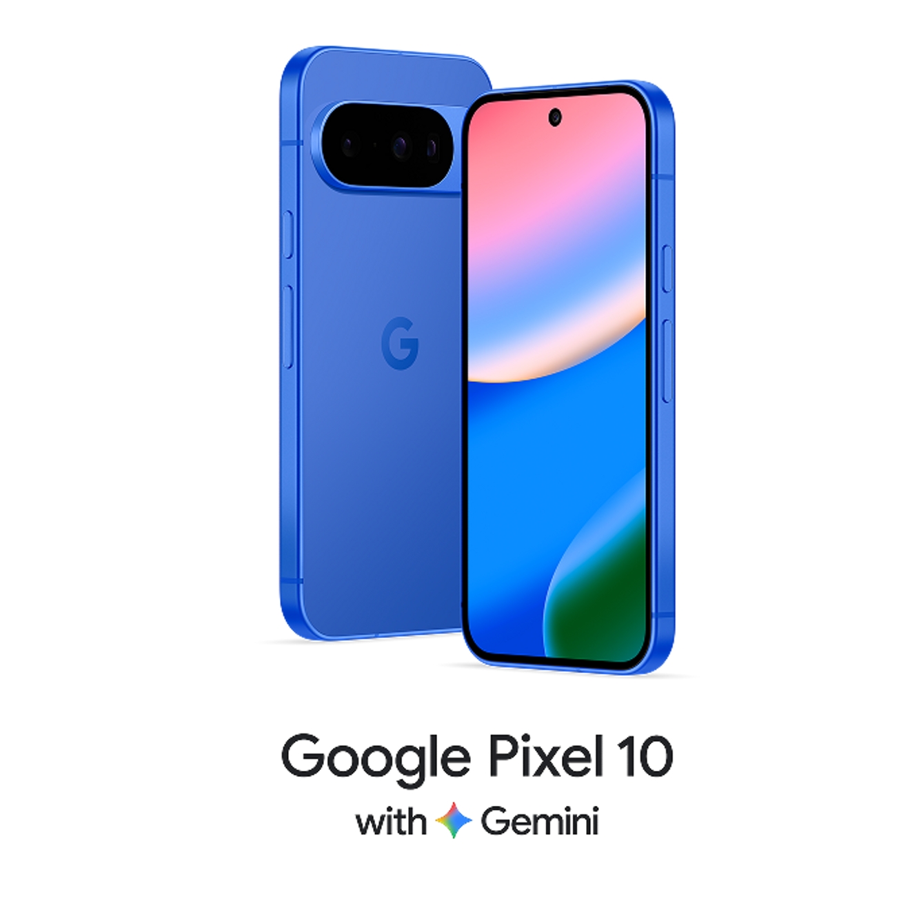 Vista frontal y posterior del Google Pixel 10.