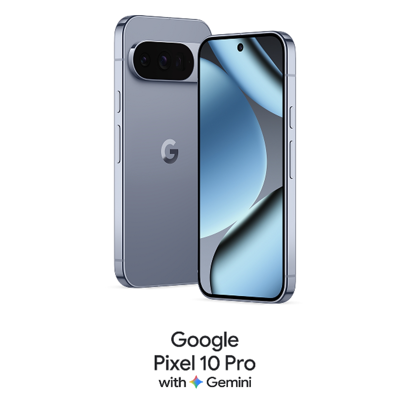 Vista frontal y posterior del Google Pixel 10 Pro.