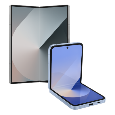Los teléfonos Samsung Galaxy Z Fold 6 y Flip 6.