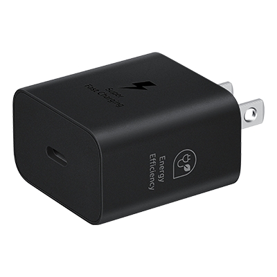 Adaptador para viajes de 25 W negro