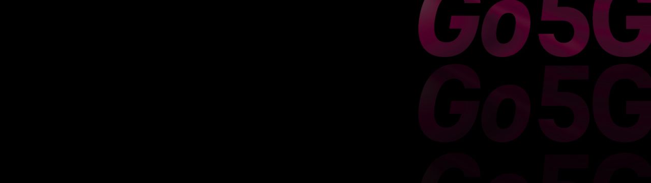 Black background with Go5G logo