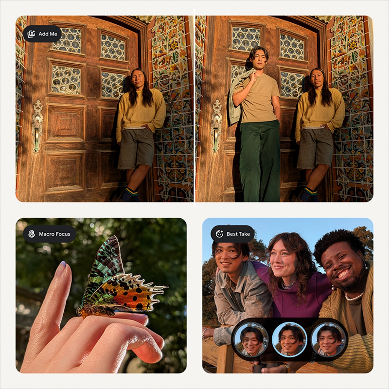 Collage de personas.