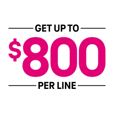 Obtén hasta $800 por línea.