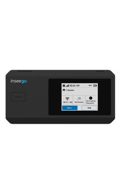 Vista frontal del Inseego MiFi PRO M4 negro, vista frontal, front view-slide-0