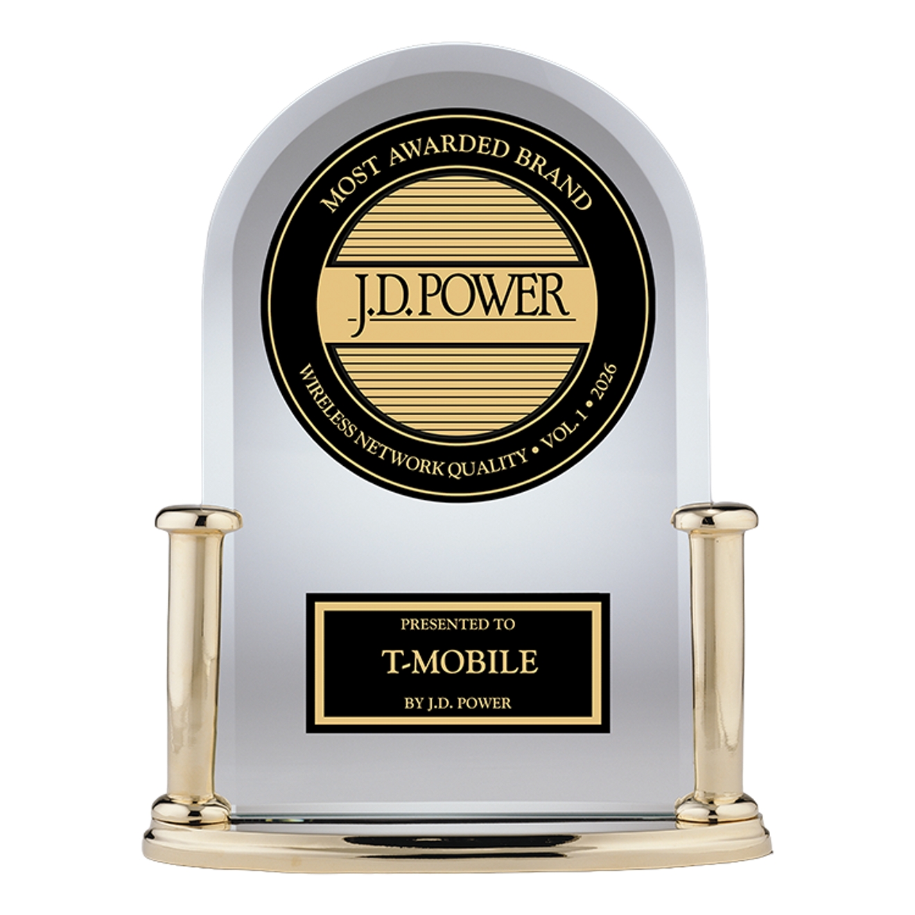 Trofeo de J.D. Power.