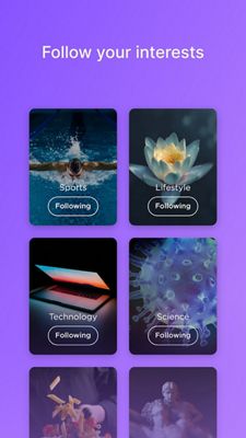 Six screens showing the MetroZone app features and benefits. Stay updated with the latest news, follow your interests, read fresh, in-depth coverage, get updates from the best sources, and take a break from news.