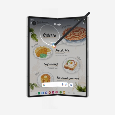 Un Fold6 abierto con un círculo dibujado alrededor de una sola palabra.