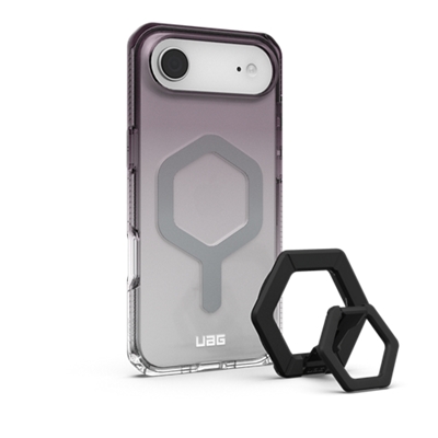 Funda UAG MagSafe Plyo con soporte de anillo magnético para iPhone Air - Negro/transparente-slide-0