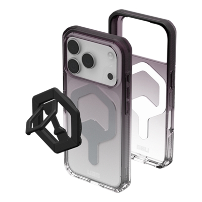 Funda UAG MagSafe Plyo con soporte de anillo magnético para iPhone 17 Pro - Negro/transparente-slide-0