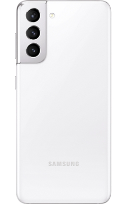 Vista trasera del Samsung Galaxy S21 5G - Phantom White-slide-2