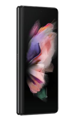 Vista derecha del Samsung Galaxy Z Fold3 5G - Phantom Black