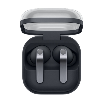Galaxy Buds4 Pro negro en su funda