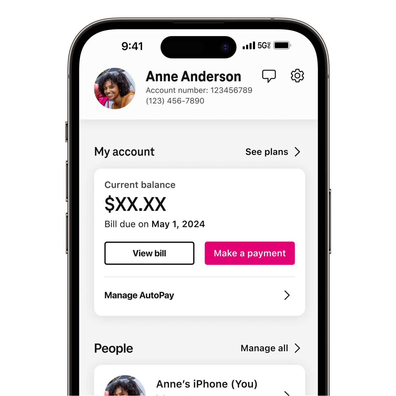 Captura de pantalla de cliente de T-Life.