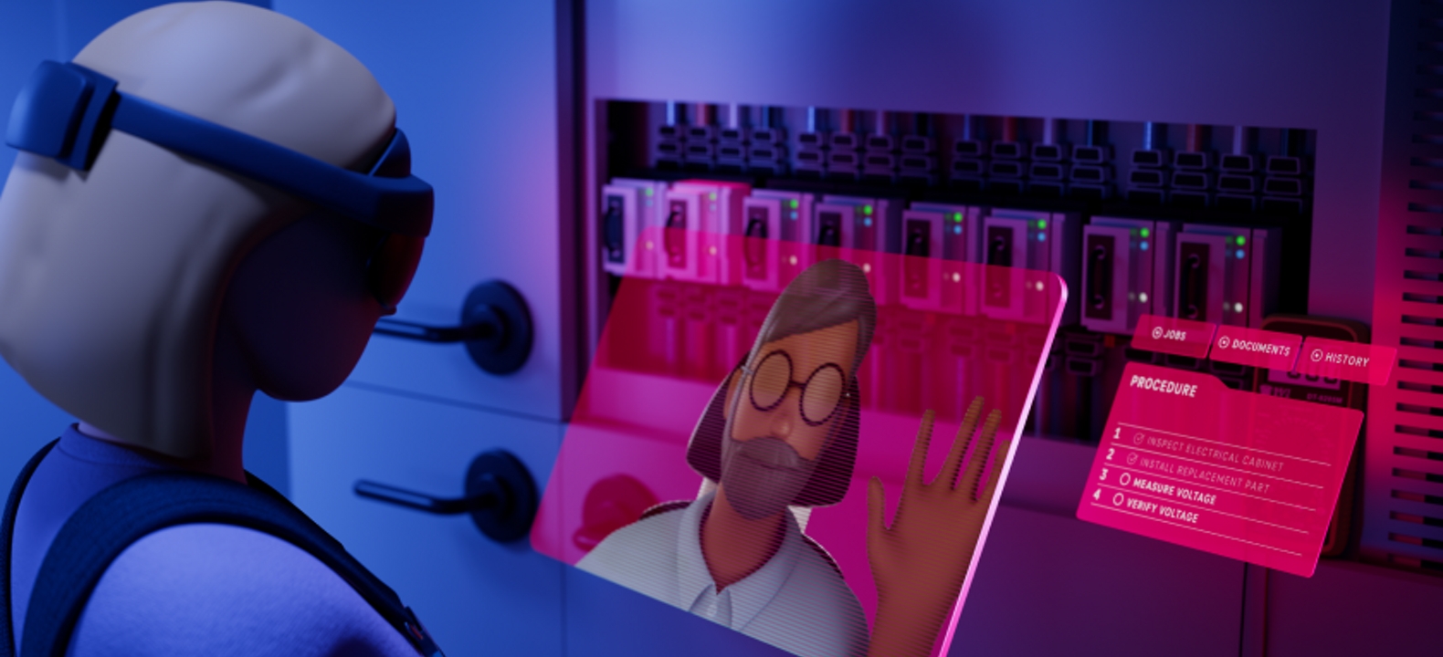 Servicio de campo optimizado por realidad aumentada