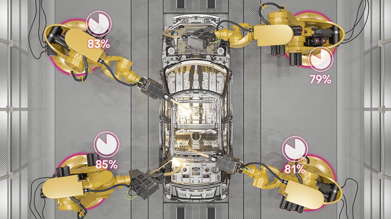 IA y mantenimiento predictivo/control de calidad de un proceso de producción.
